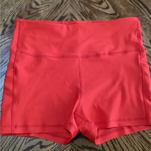 Rebel Athletics Red Biker Shorts Adult Large